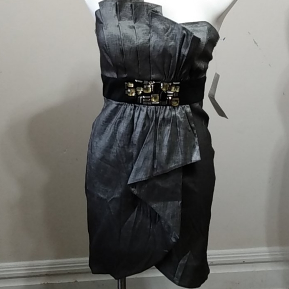 Prom/ Party Dress Iridescent Taffeta  Sz 7 NWT - Picture 2 of 4